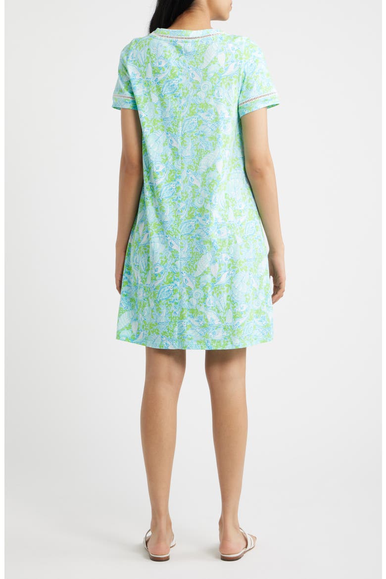 Cody Print Ladder Stitch Dress