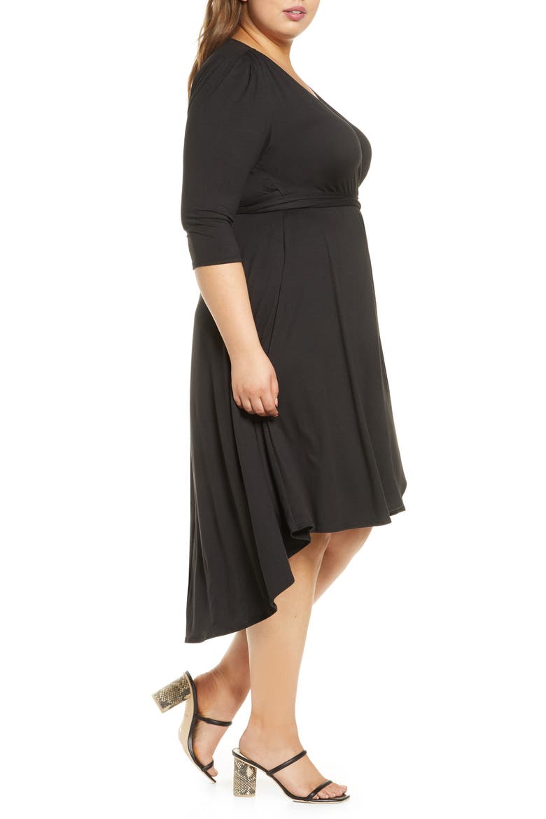 Winona High/Low Wrap Dress