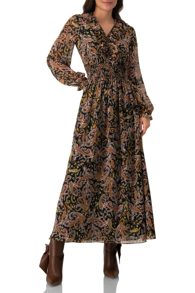 Long Dress with Smock Detail