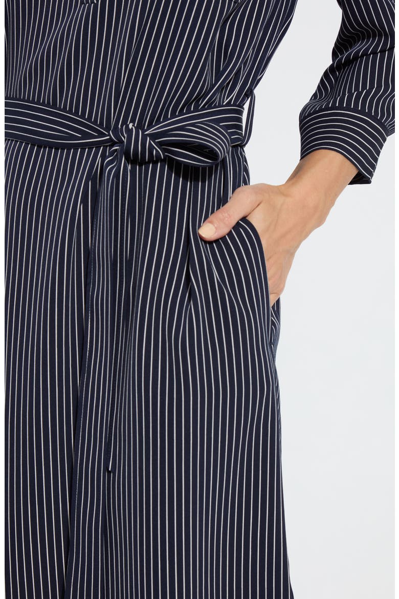 Stripe Popover Shirtdress