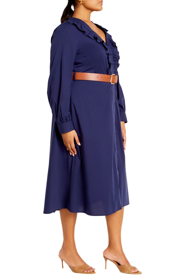 Emi Belted Midi Dress