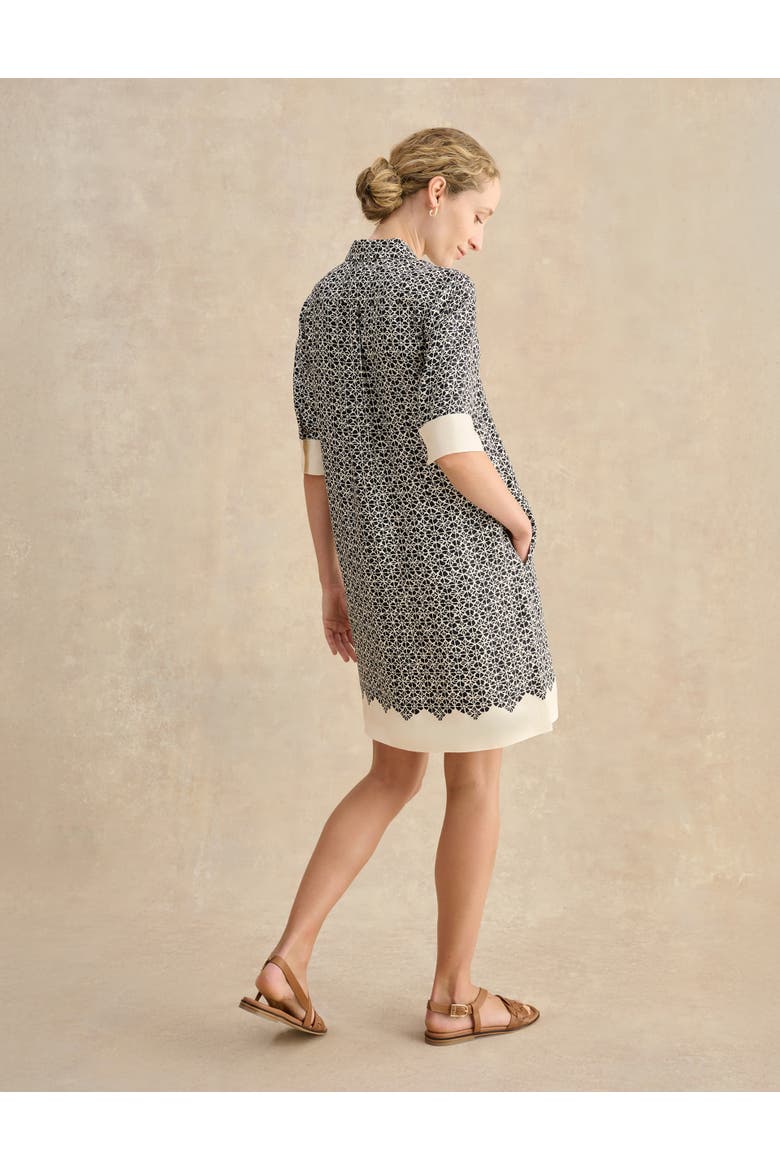Marciella 3/4 Sleeve Printed Mini Dress