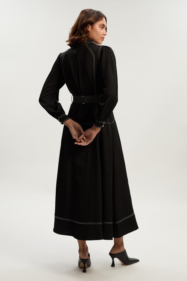 Twill Maxi Dress