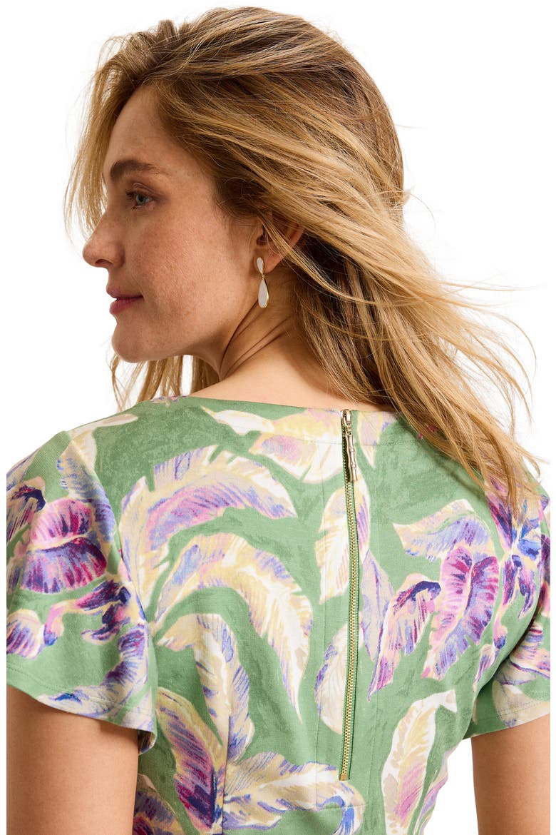 Darcy Norte Floral Stretch Ponte Dress