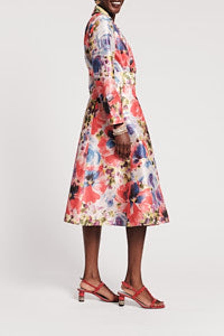 Lucille Wrap Dress Super Bloom