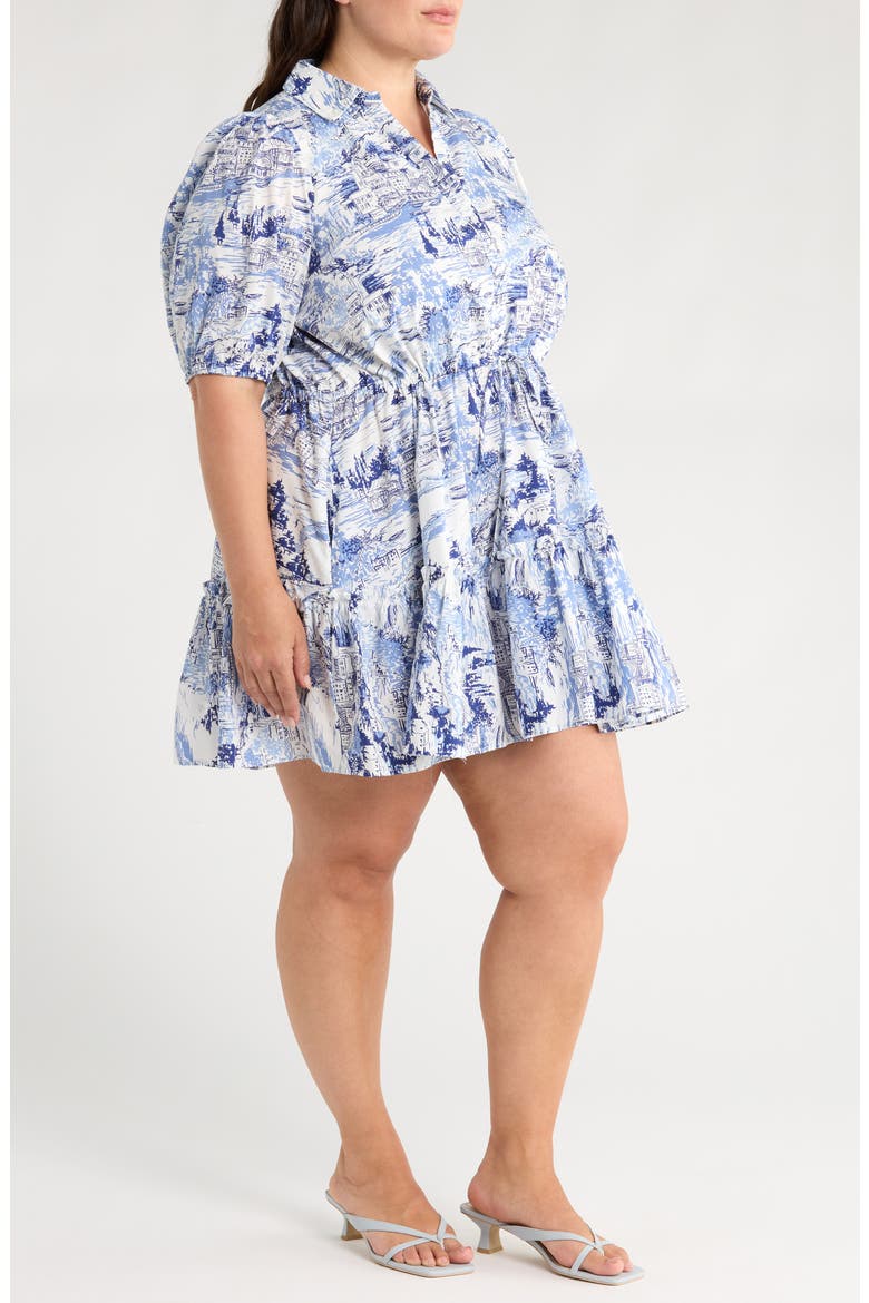 Francine Cotton Toile Minidress