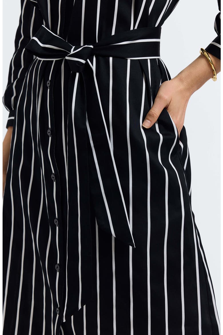 Esther Stripe Cotton Shirtdress