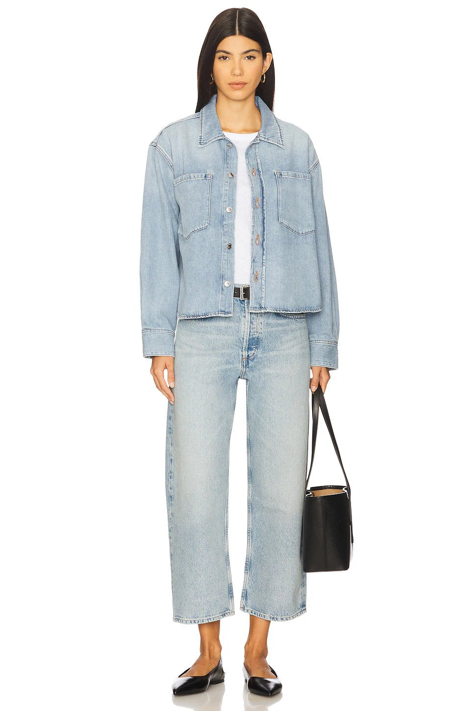 AGOLDE Juna Shirt in Interval - Image 4