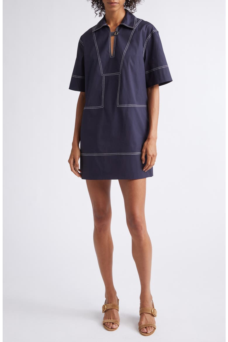 Phelix Poplin Shift Minidress