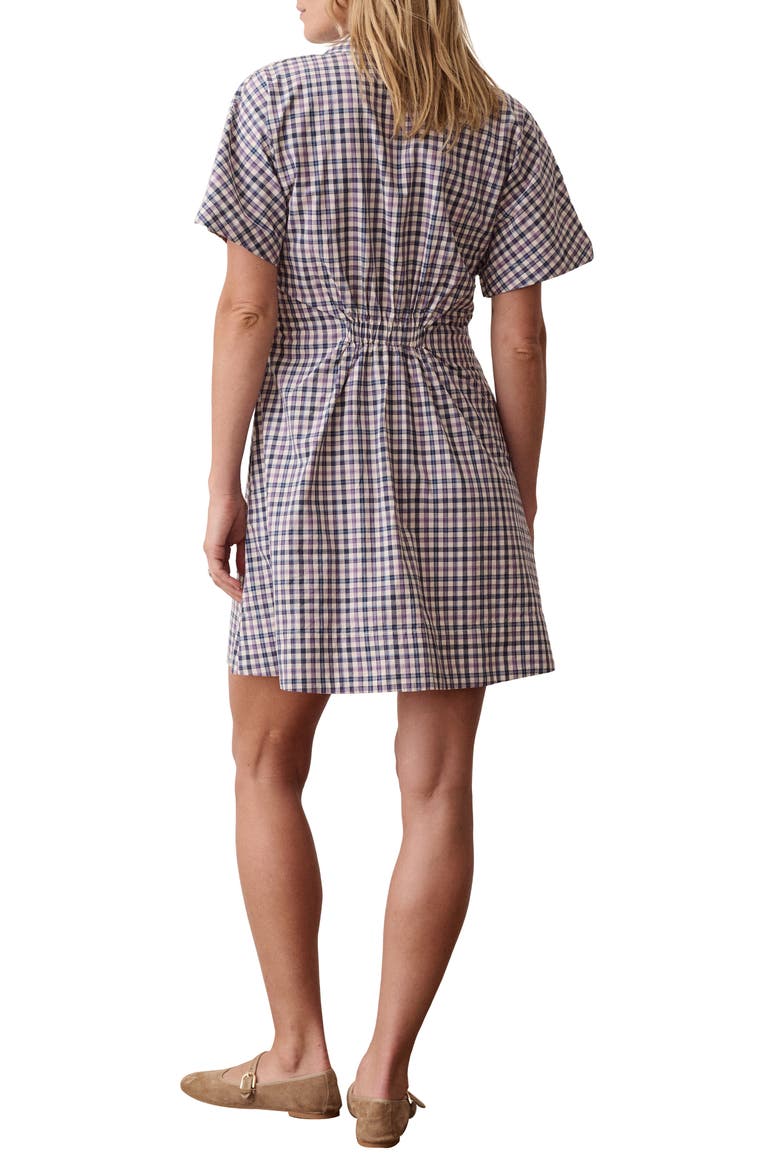 Arden Check Mini Shirtdress