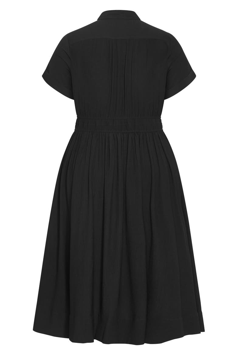 Aria Tie Waist Shirtdress
