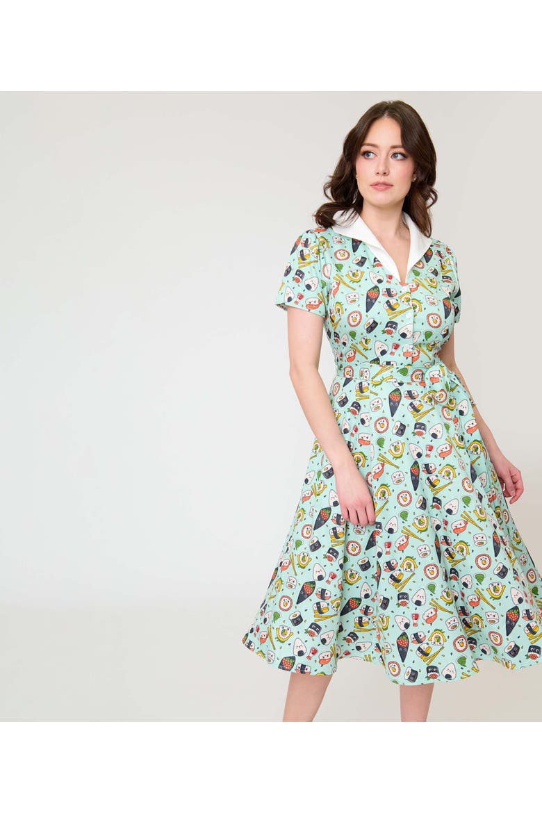 1950s Collared Shirt Dress