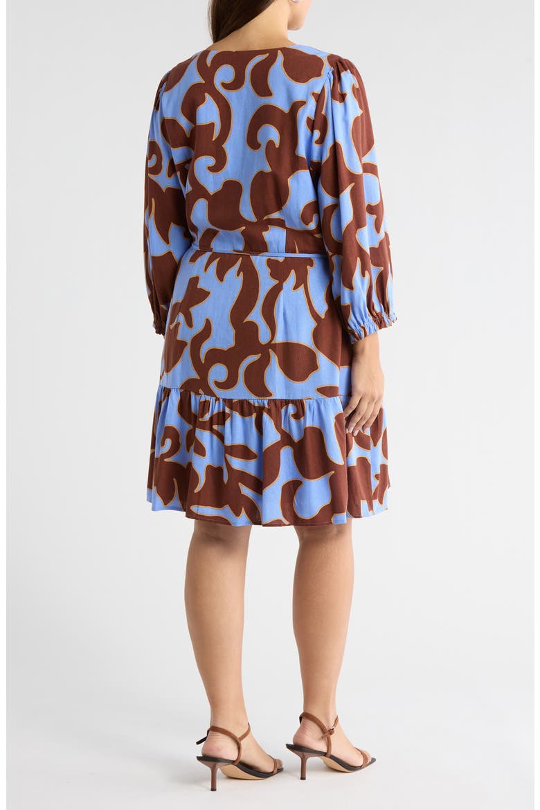 Briley Floral Print Long Sleeve Minidress