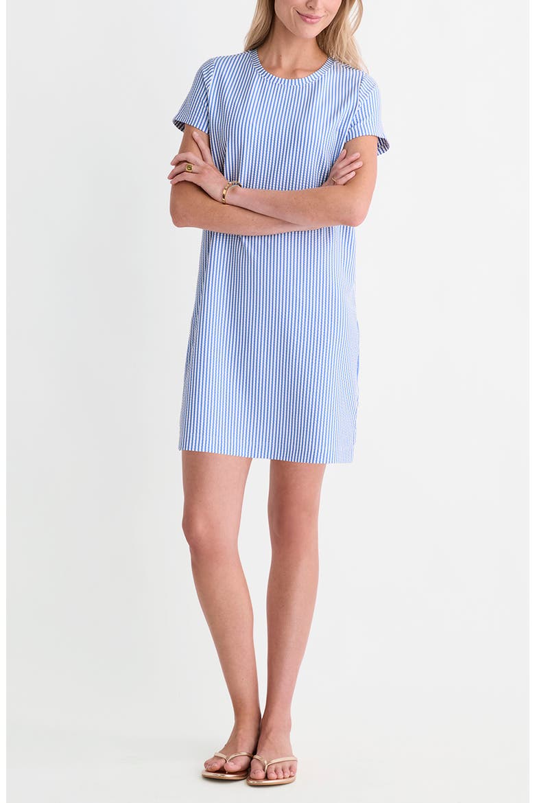Seersucker Stripe Knit Dress