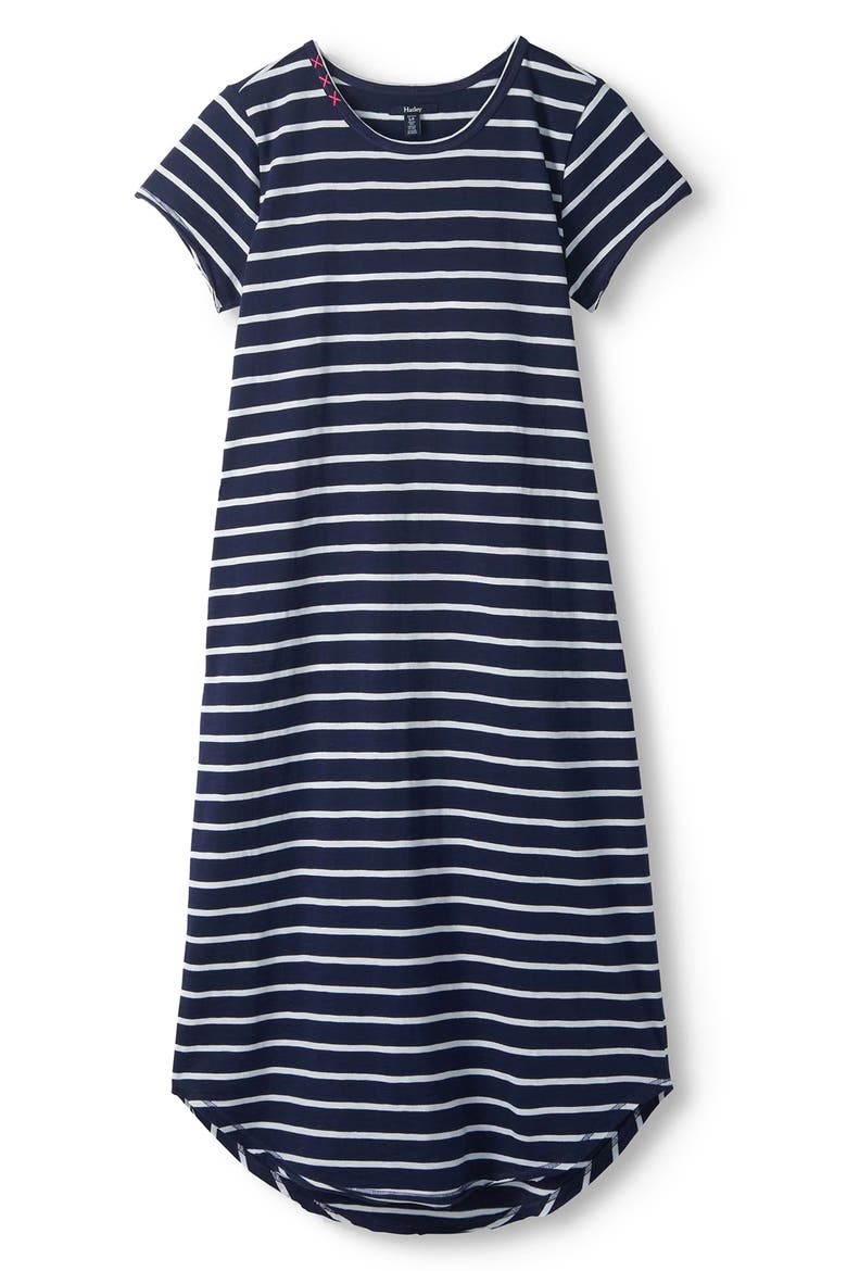 Stripe Jersey Midi Dress