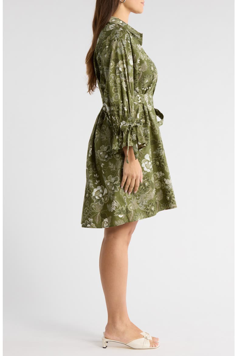 Emelia Hazelton Floral Cotton Shirtdress