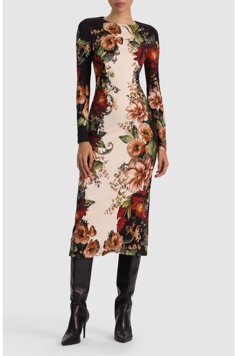 Delora Floral Midi Dress