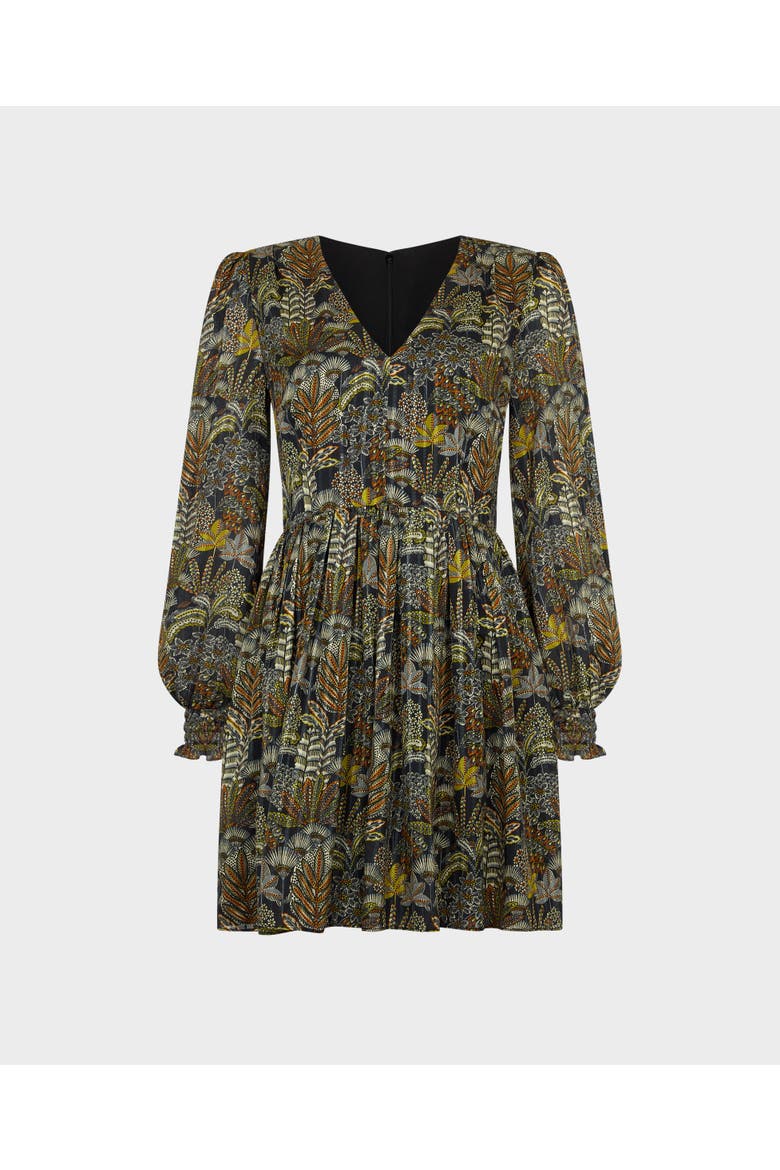 Sienna V-Neck Pleated Dress