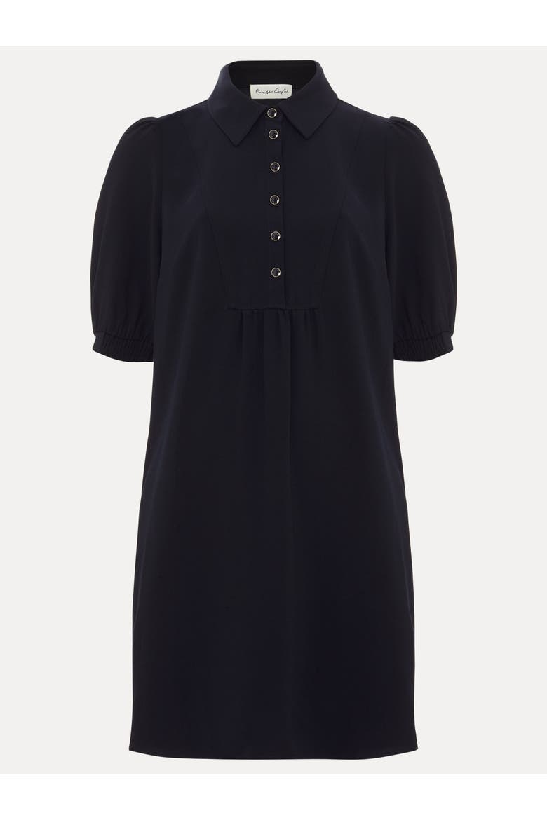 Claudia Button Swing Mini Dress