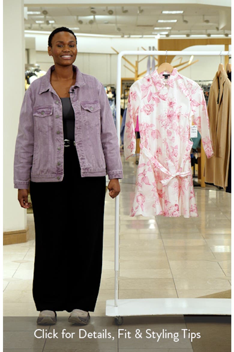Floral Button-Up Shirtdress