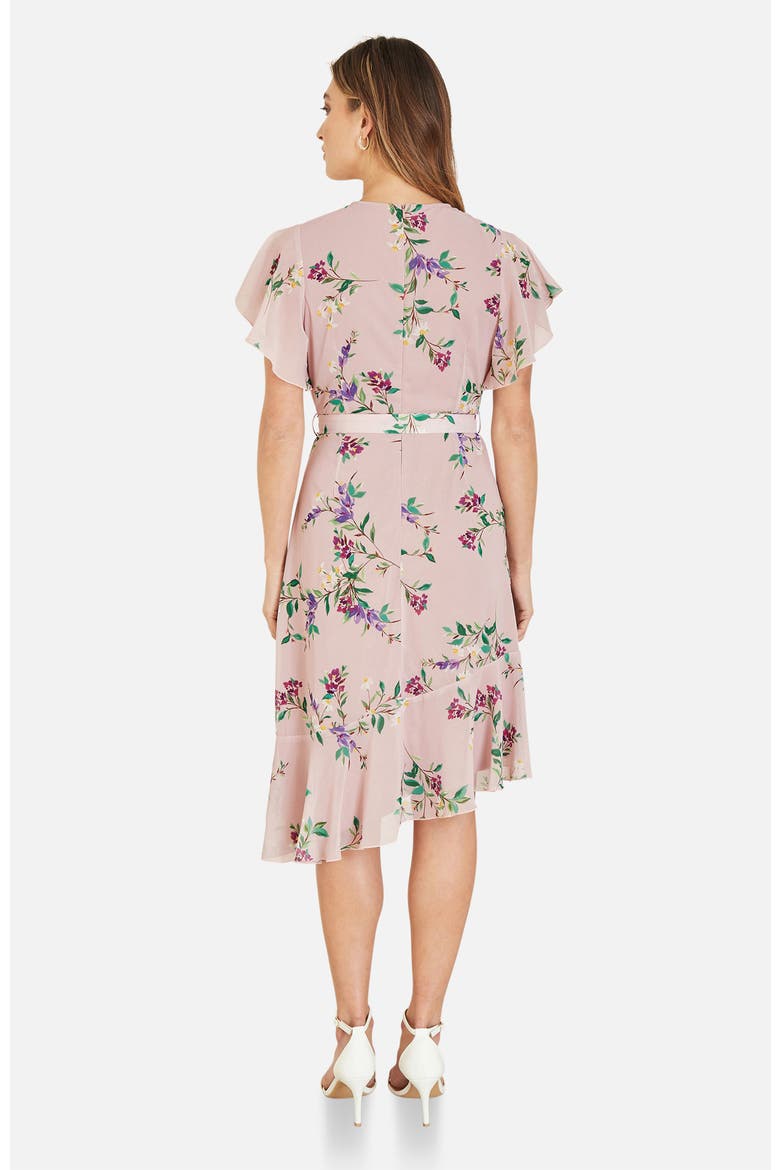 Midi Dress With Frill Details