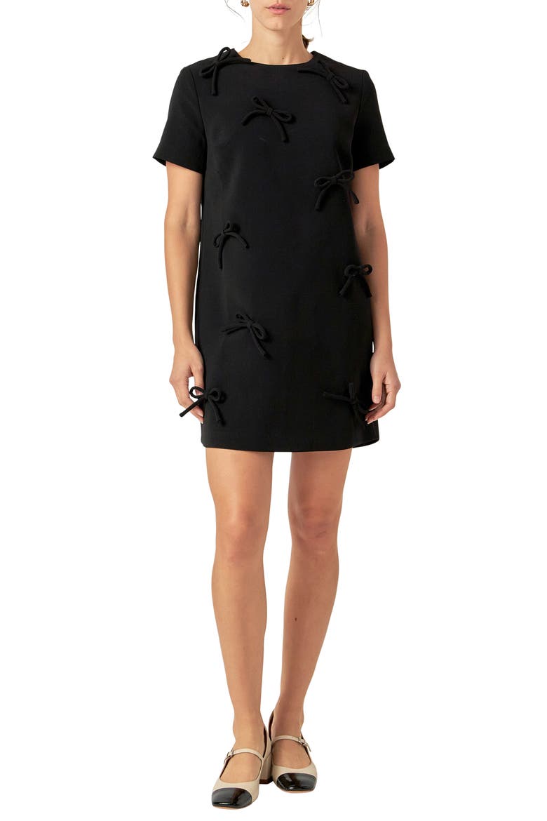 Bow T-Shirt Minidress