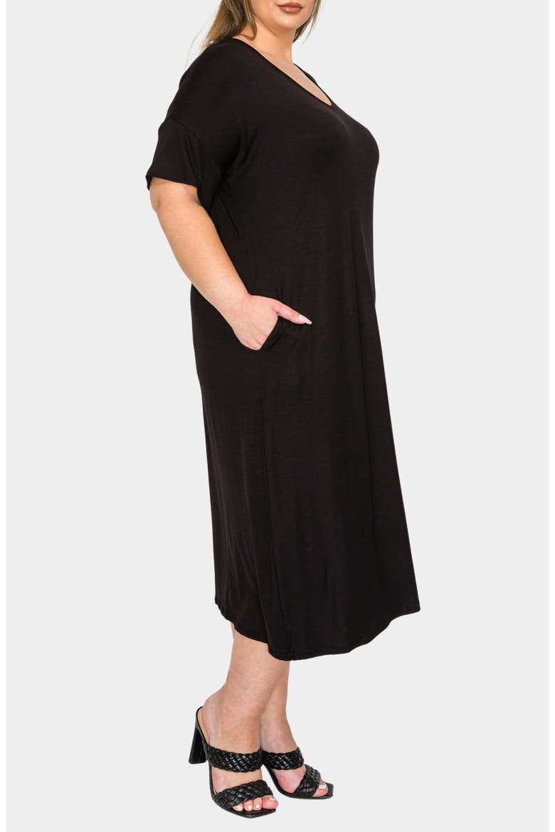 Olivia Short Sleeve Midi Dress
