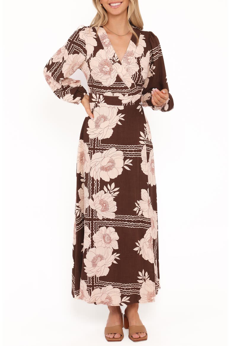 Safia Faux Wrap Midi Dress