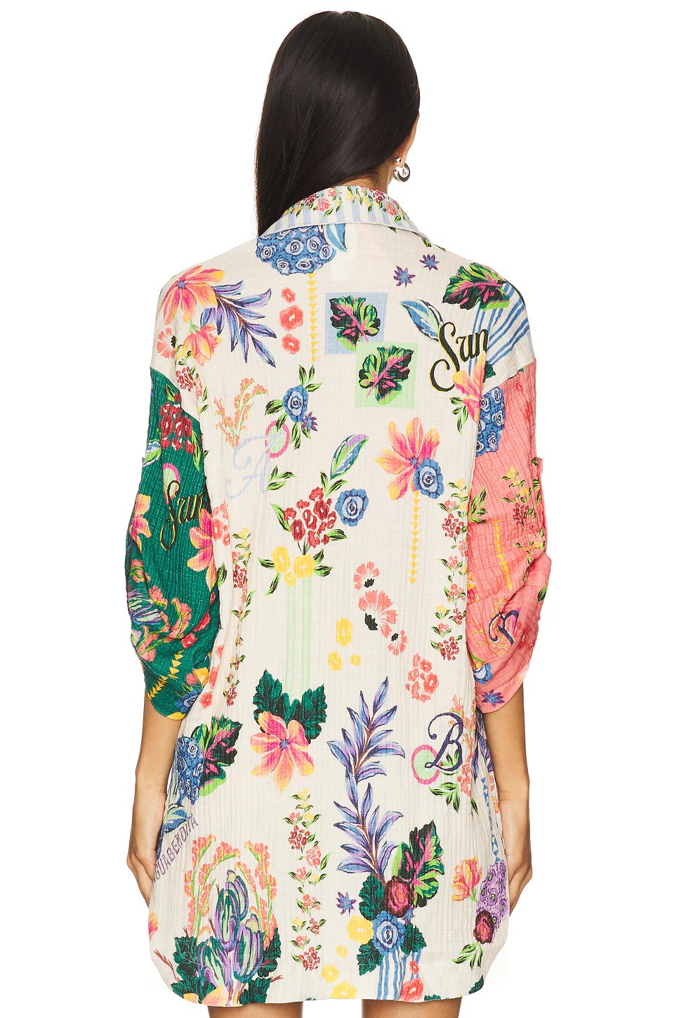 Agua Bendita Chrissy 1 Citrus Dress in Multicolor - Image 5