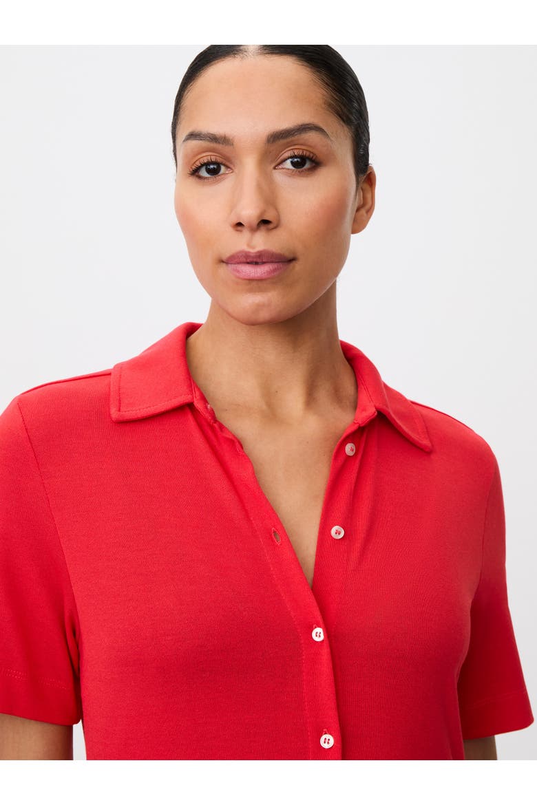 MaNirithis Button-Front Shirt Midi Dress