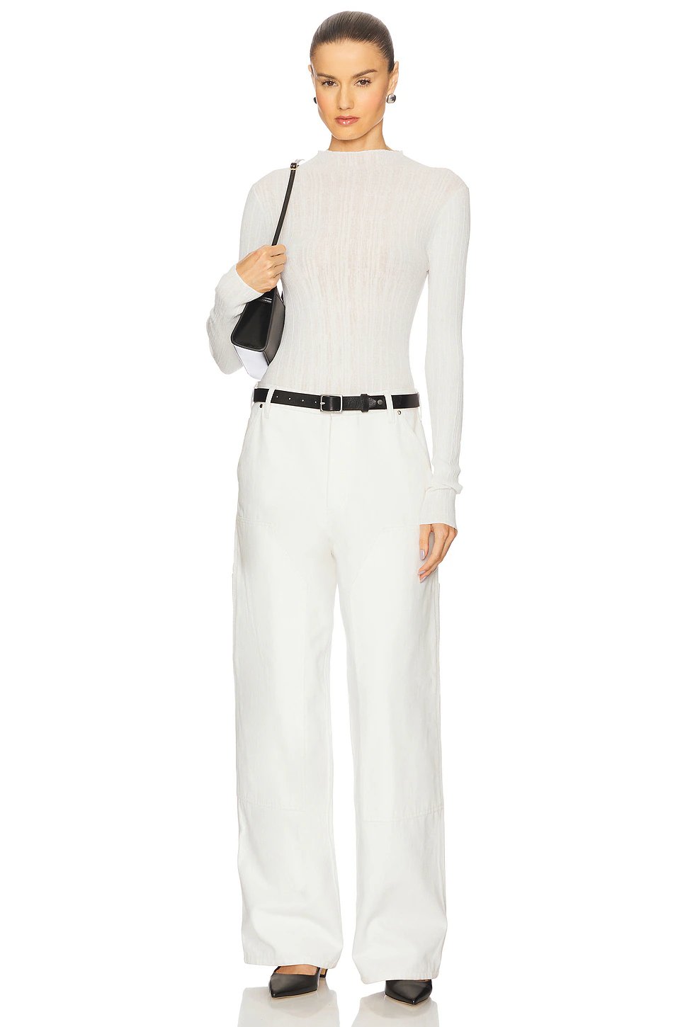 A.L.C. Hugh Top in Bright White - Image 4