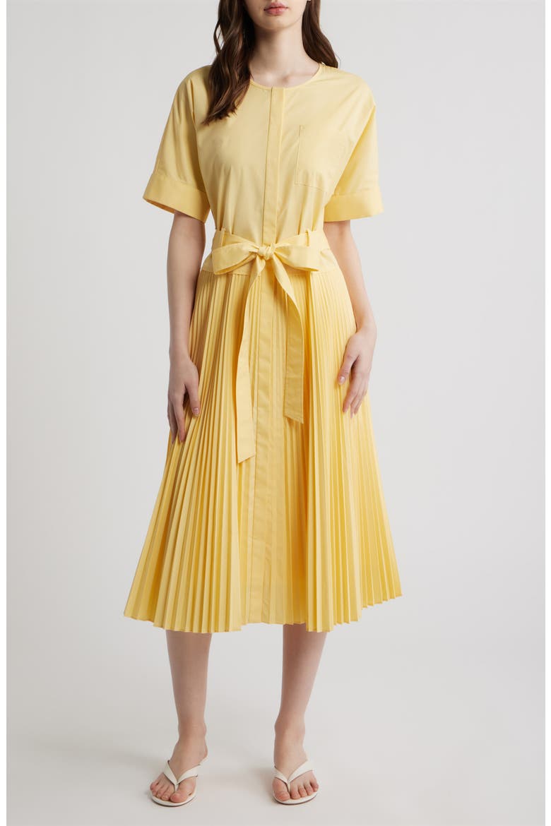 Loretta Pleated Midi Dress