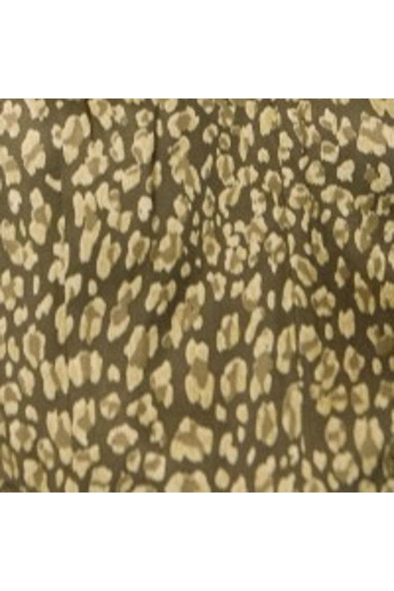 Leopard Short Sleeve Midi Dress