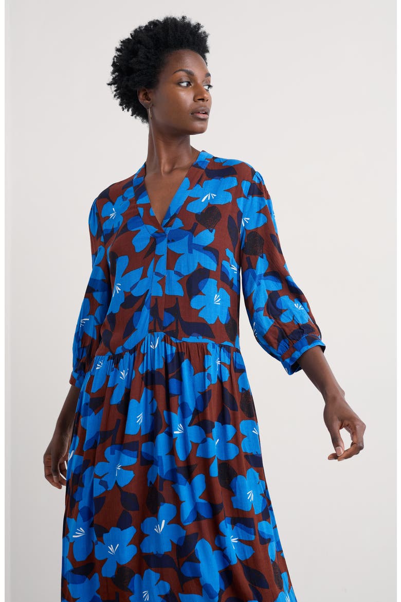 Harbour Cover Floral Print Maxi Dress