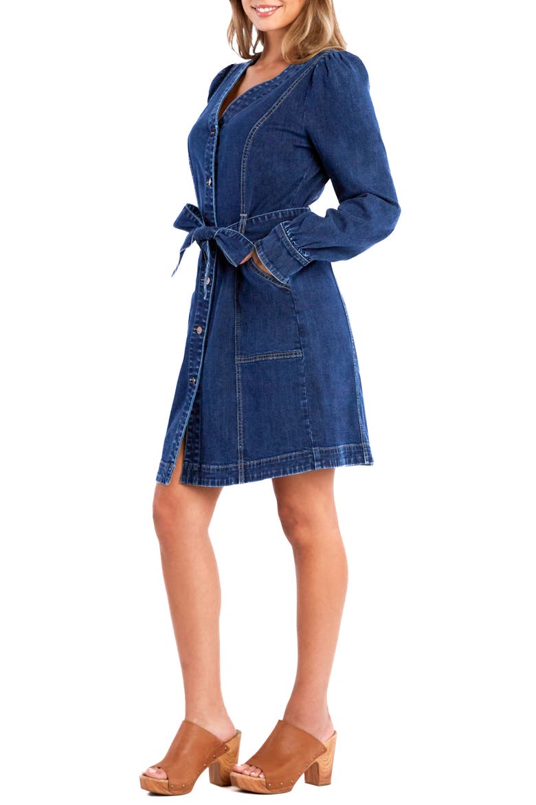 Long Sleeve Denim Shirtdress