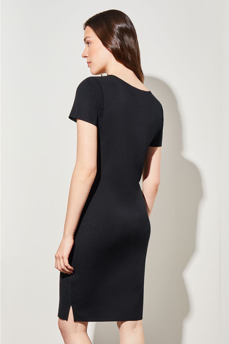 Short Sleeve Knit Dress