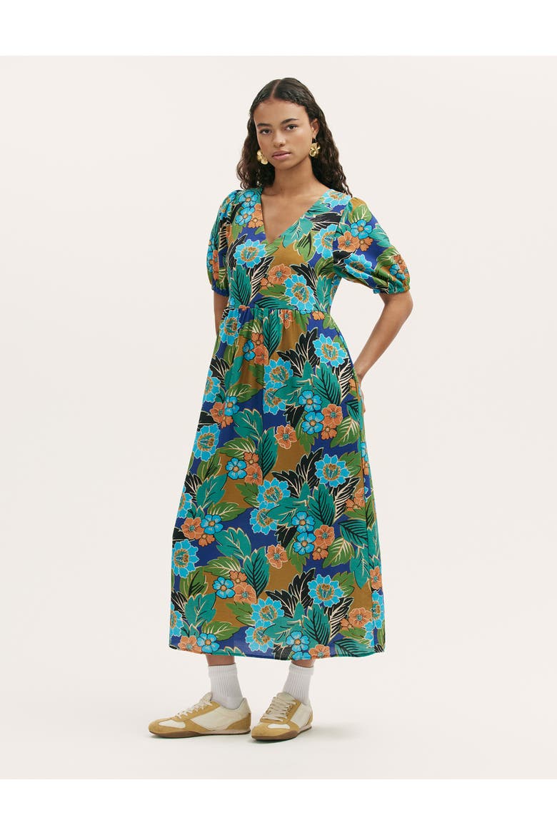 Logan Floral Midi Dress
