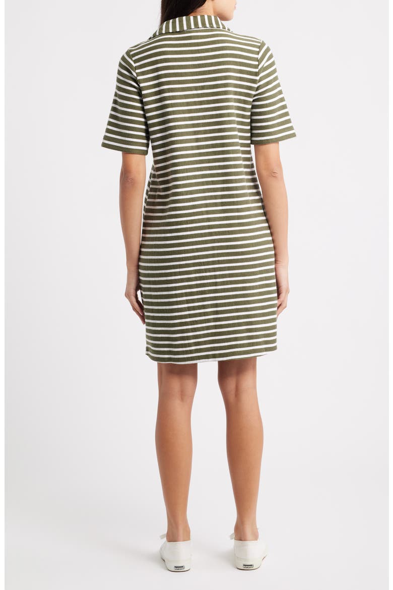Waterfront View Stripe Polo Dress