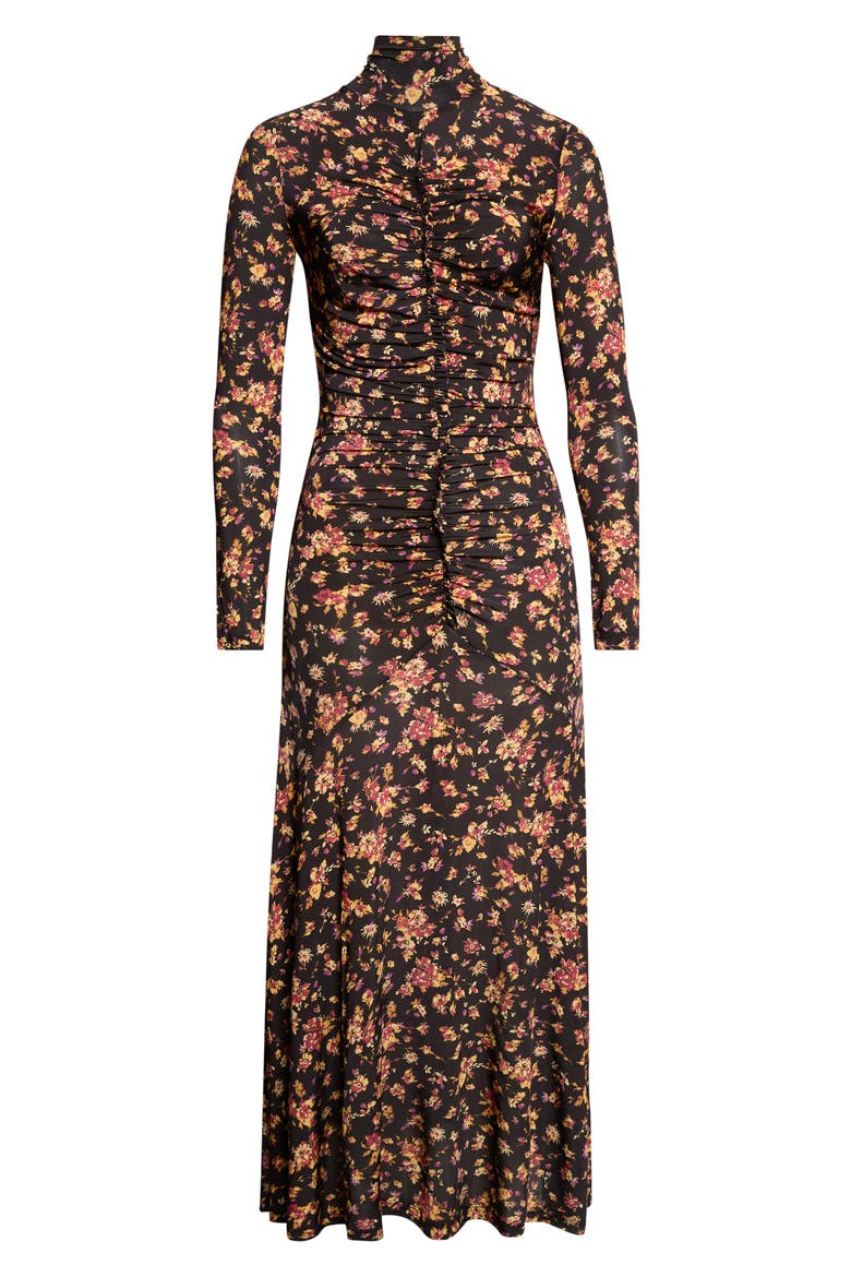 Ida Long Sleeve Jersey Midi Dress
