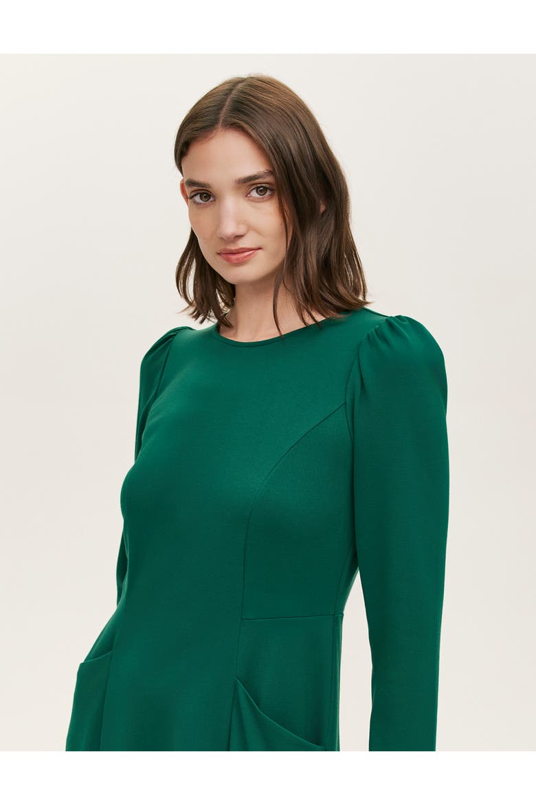 Felice Ponte Jersey Midi Dress