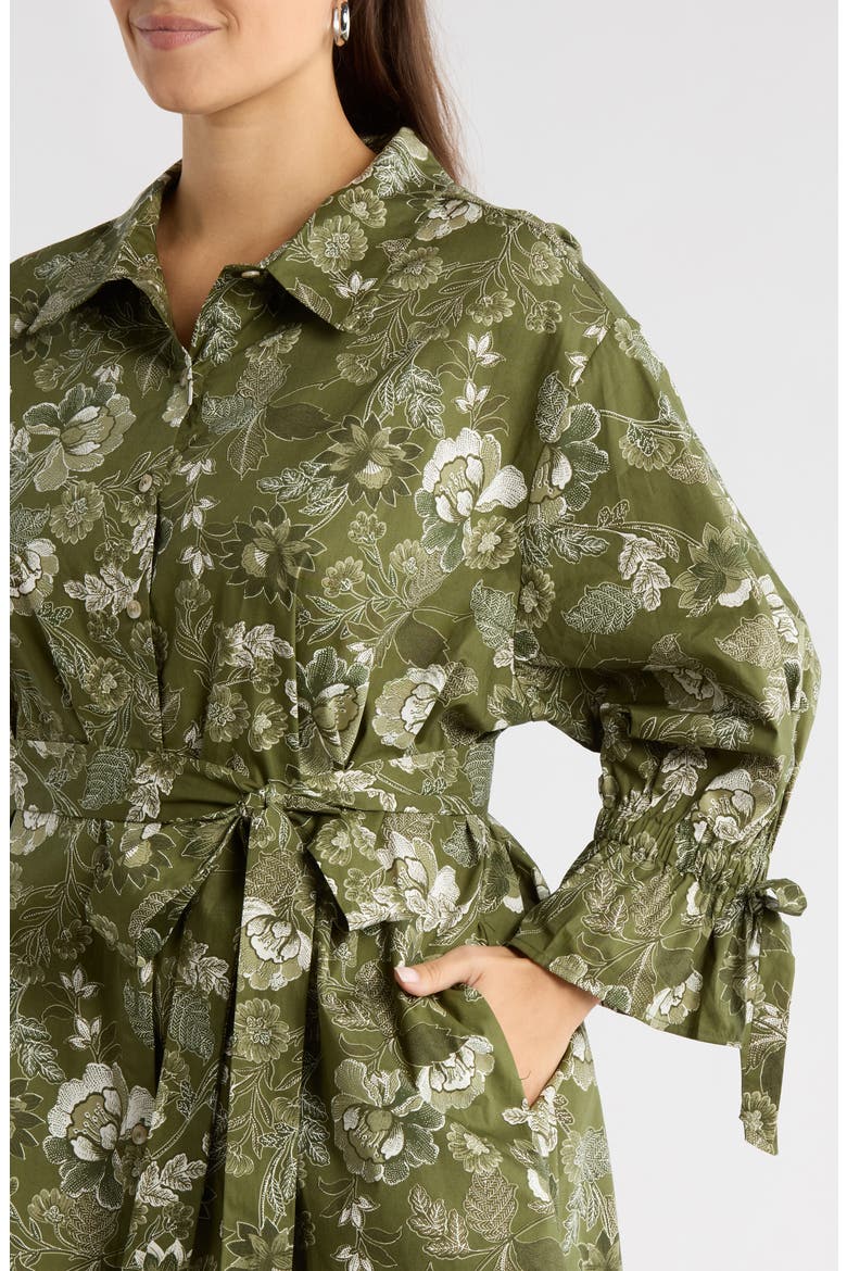 Emelia Hazelton Floral Cotton Shirtdress