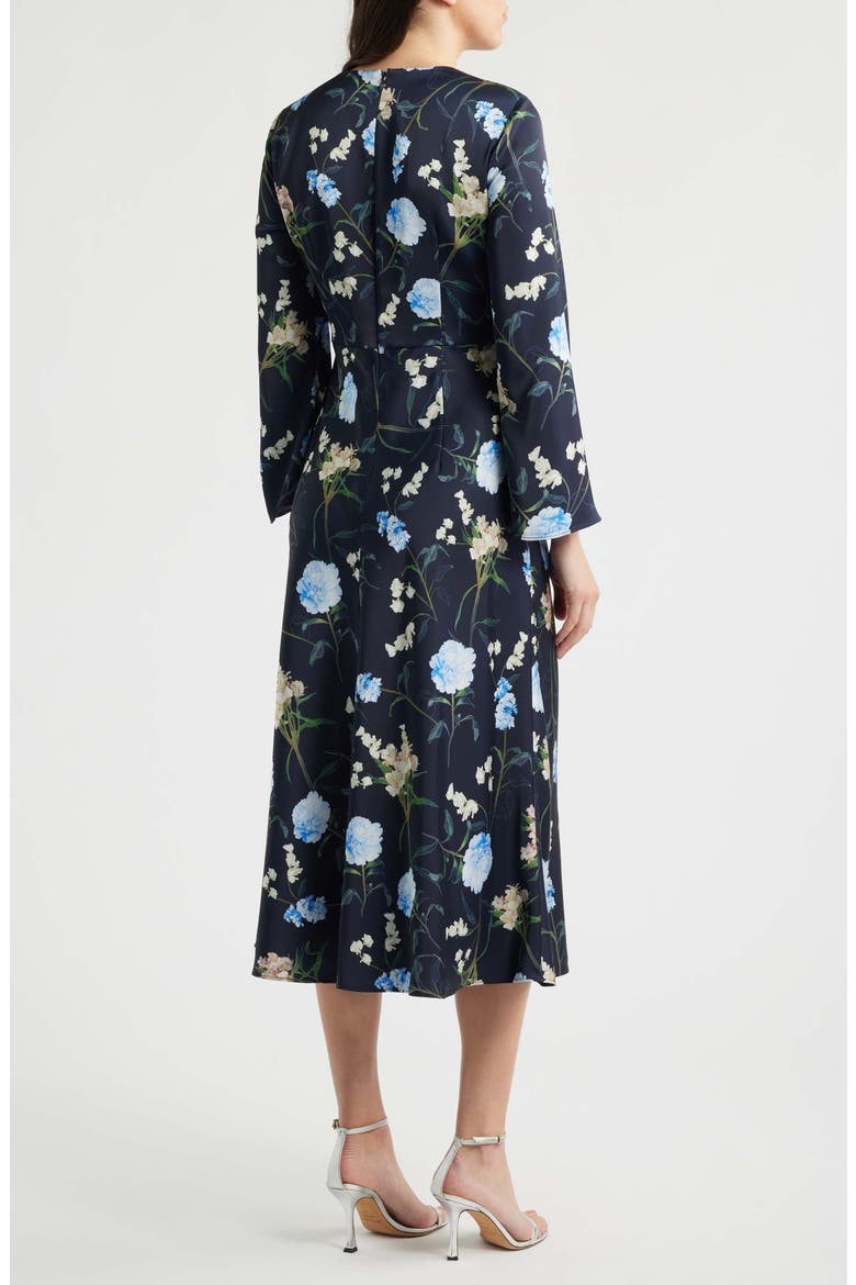 Tyra Floral Long Sleeve Gown