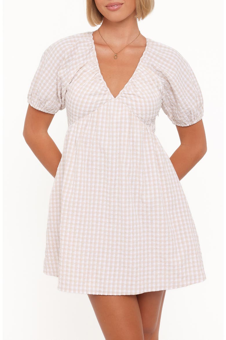 Cadhla Print Cotton Blend Minidress