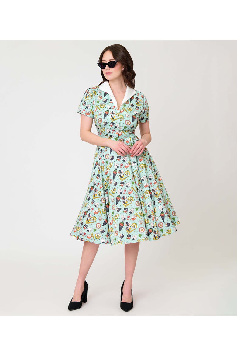 1950s Collared Shirt Dress