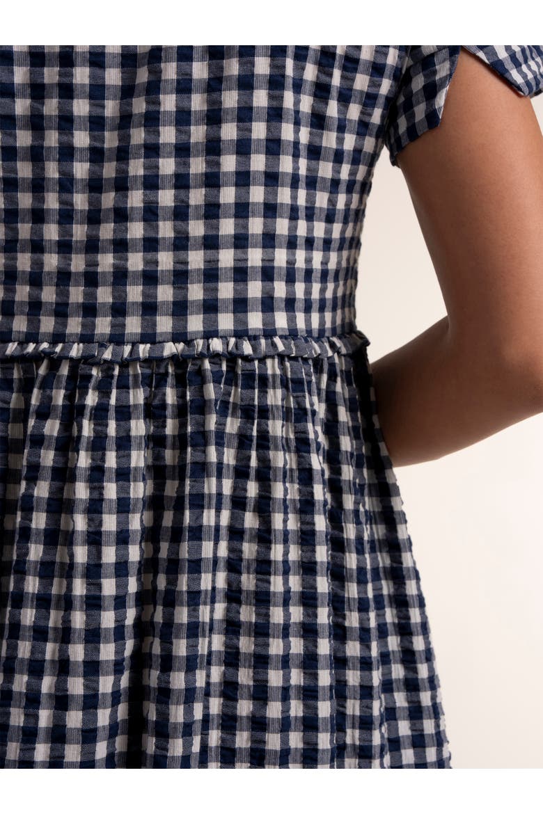 Perla Gingham Midi Dress