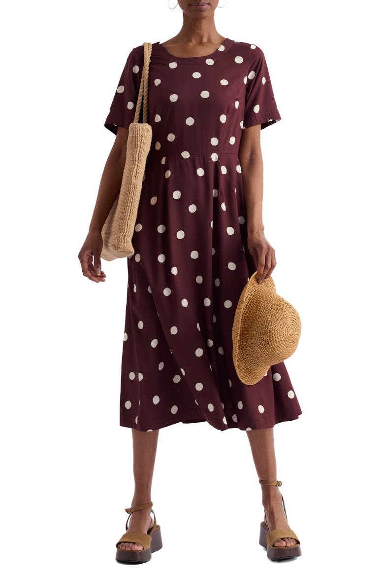 Tilly Polka Dot Midi Dress