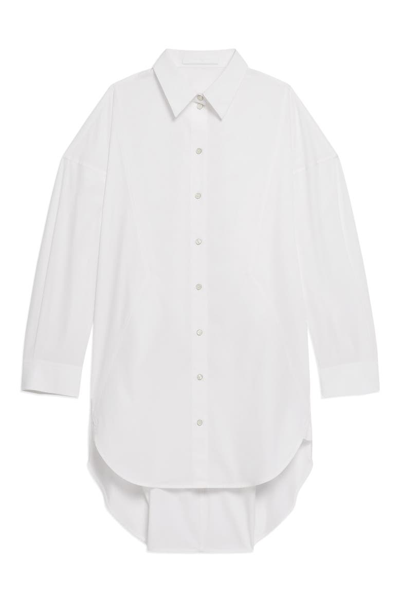Long Sleeve Cotton Mini Shirtdress