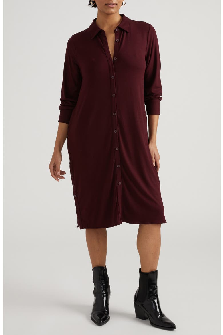 Sally Long Sleeve Shirtdress