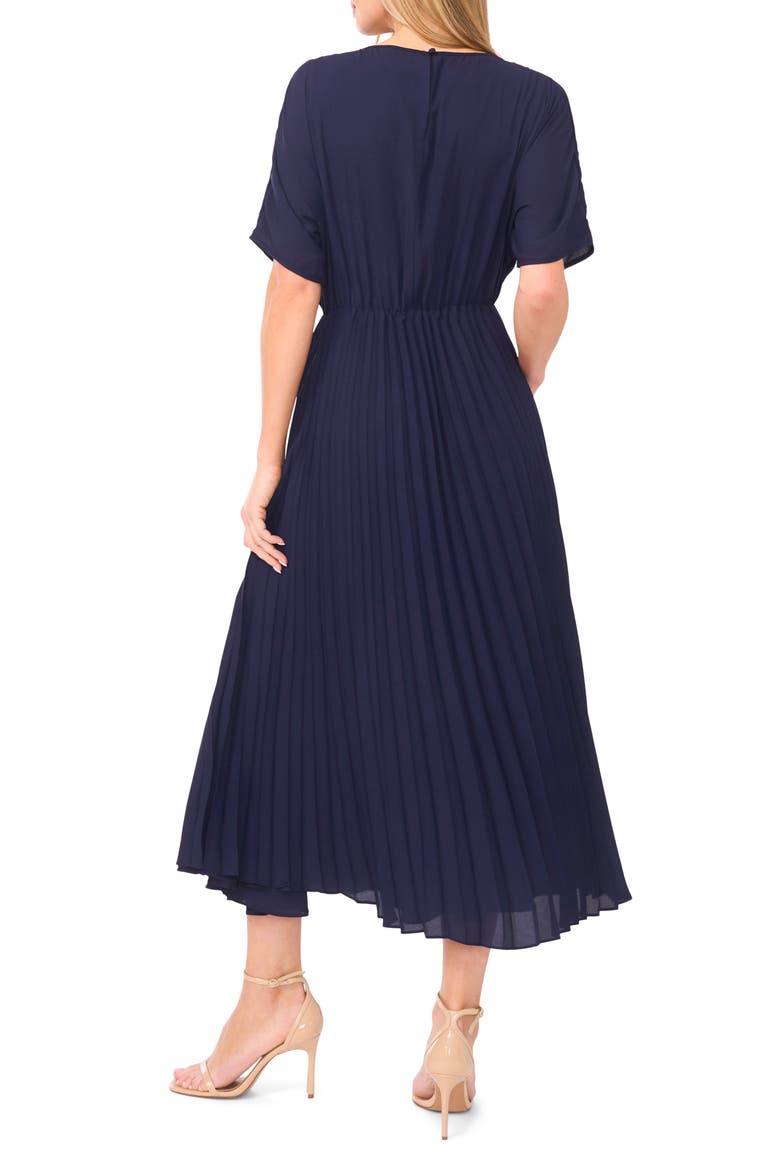 Pleated Midi Dress
