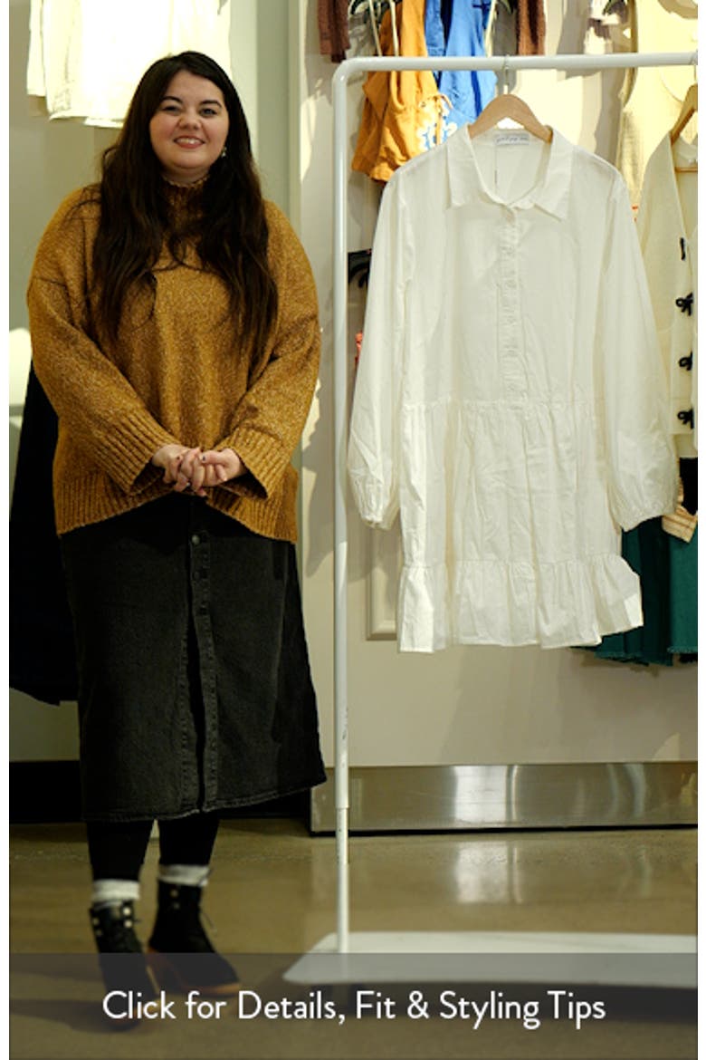 Carlotta Long Sleeve Mini Shirtdress
